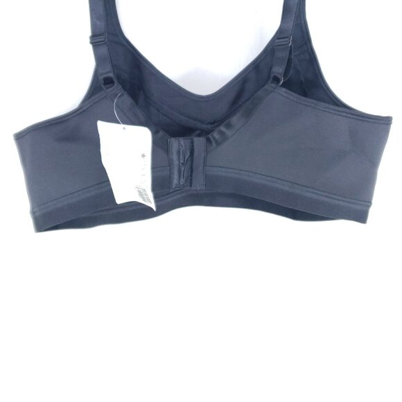 Playtex 18-Hour Active Lifestyle Full-Figure Sports Bra Size 42B Black Wirefree - Picture 5 of 7